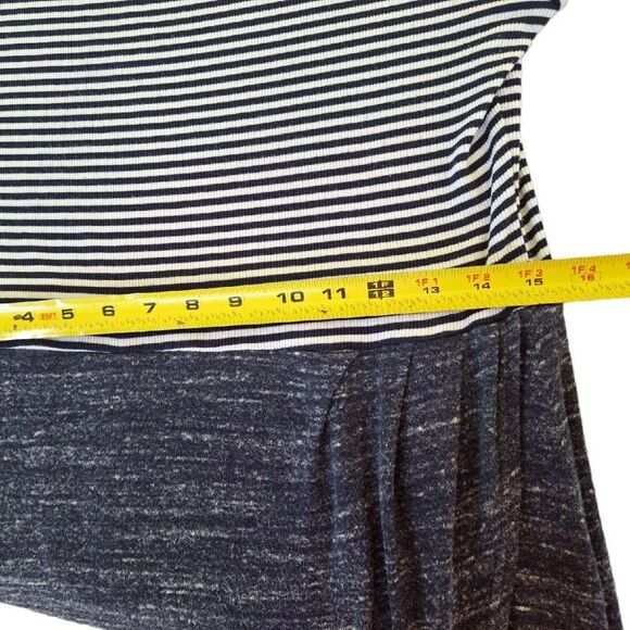 Anthropologie Dolan Left Coast Dress with Tulip Skirt sz M Navy Blue Made in USA - Picture 10 of 10